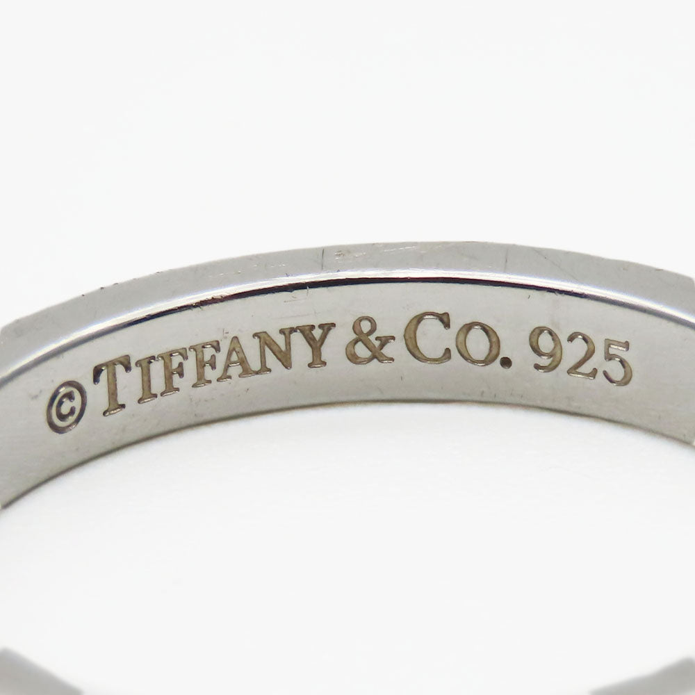 TIFFANY&Co. Ring Silver925 Silver New York Notes Narrow