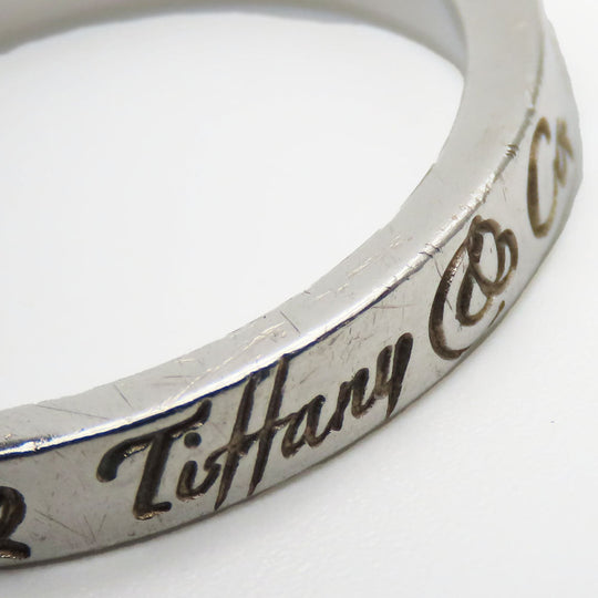 TIFFANY&Co. Ring Silver925 Silver New York Notes Narrow