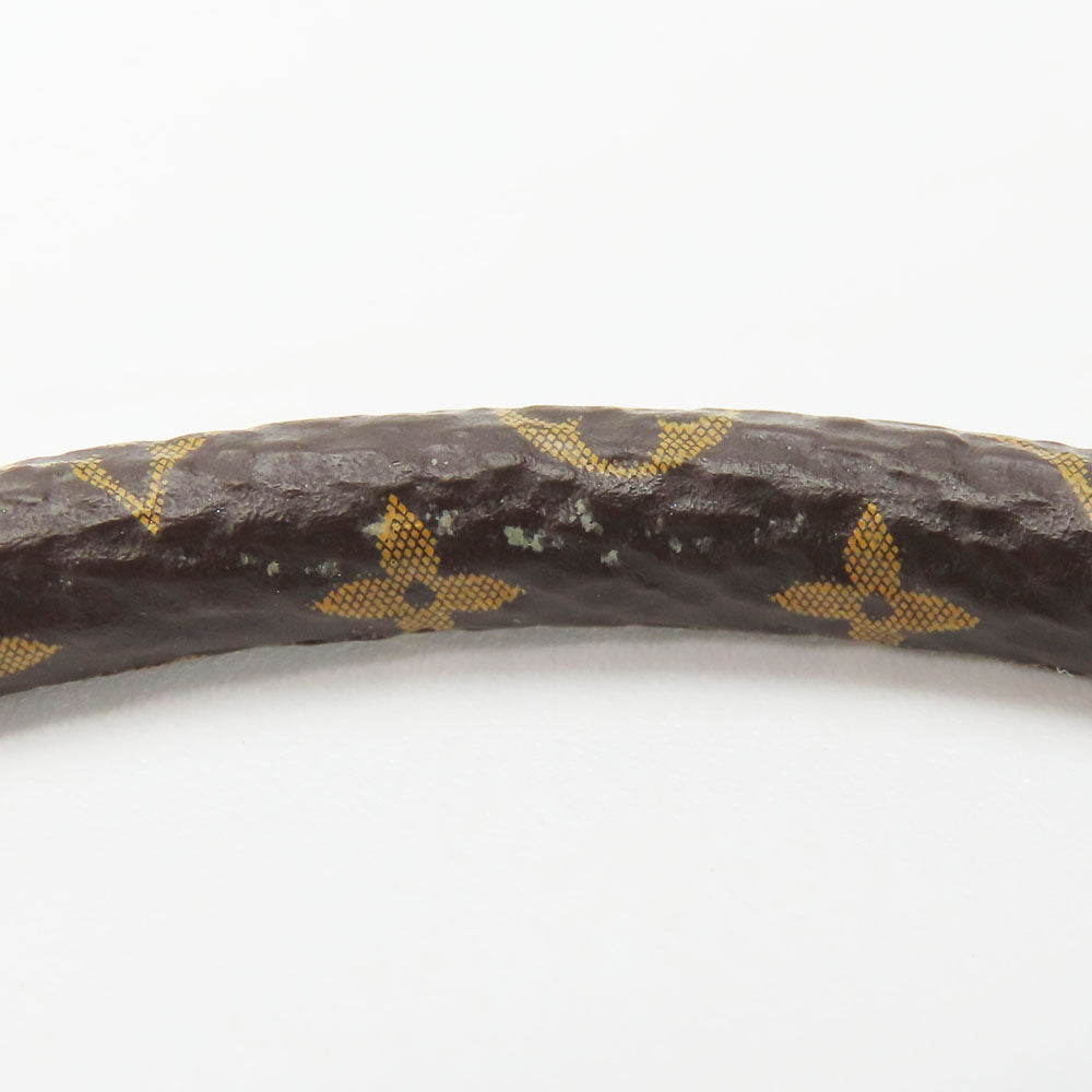 LOUIS VUITTON bracelet M8274F Monogram, Metal Brown Bracelet LV Confidential Women Used Authentic