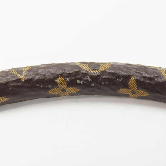 LOUIS VUITTON bracelet M8274F Monogram, Metal Brown Bracelet LV Confidential Women Used Authentic