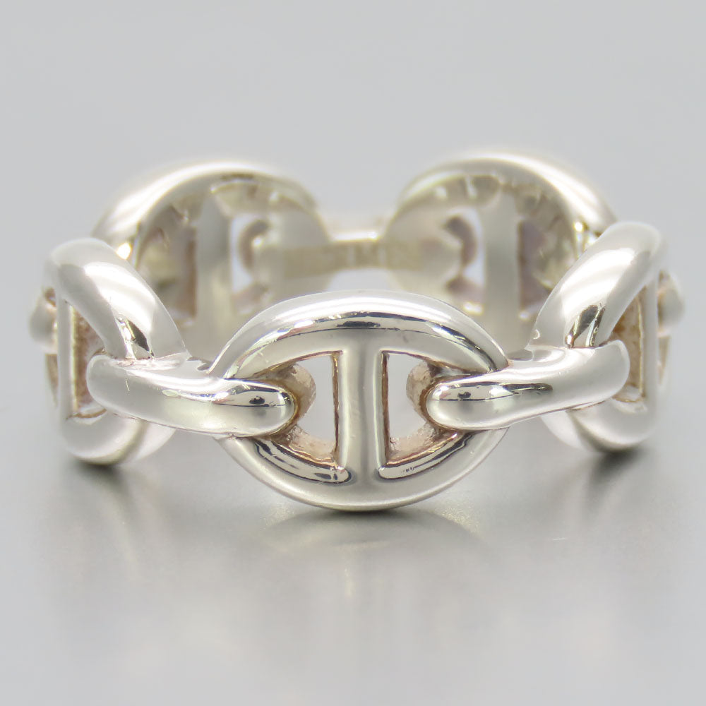 HERMES Ring Silver925 Silver Chene Dunkle Anchene