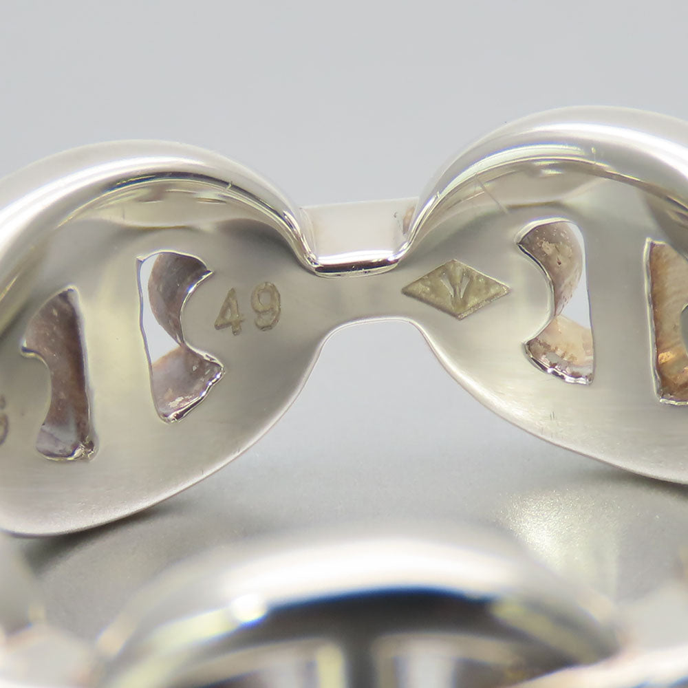 HERMES Ring Silver925 Silver Chene Dunkle Anchene