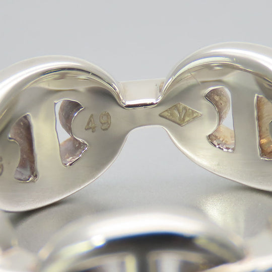 HERMES Ring Silver925 Silver Chene Dunkle Anchene