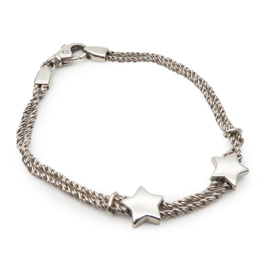 TIFFANY&Co. bracelet Silver925 Silver Puffster Double Rope
