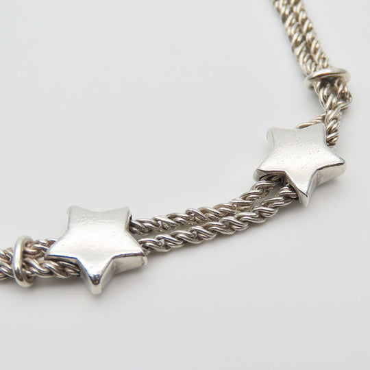 TIFFANY&Co. bracelet Silver925 Silver Puffster Double Rope