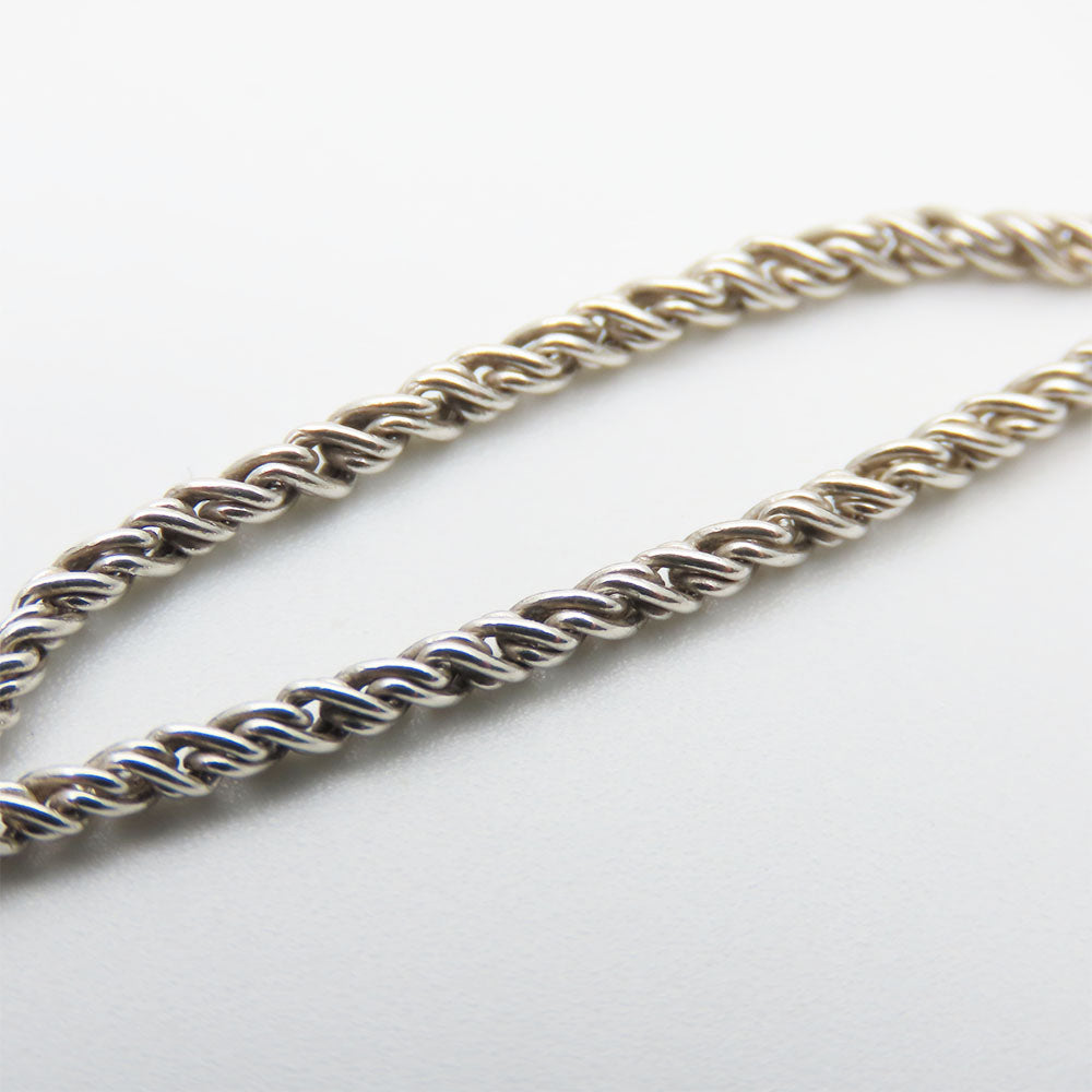 TIFFANY&Co. bracelet Silver925 Silver Puffster Double Rope