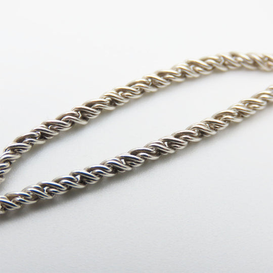 TIFFANY&Co. bracelet Silver925 Silver Puffster Double Rope