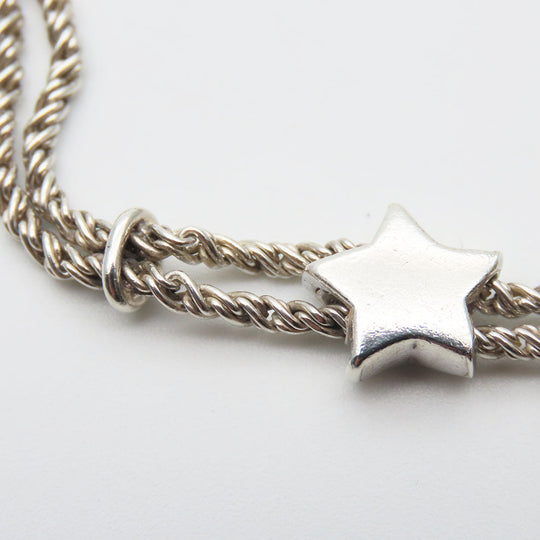 TIFFANY&Co. bracelet Silver925 Silver Puffster Double Rope