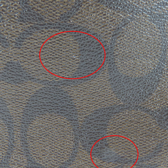 COACH Shoulder Bag F76674 Leather, PVC Red Signature Women Used Authentic