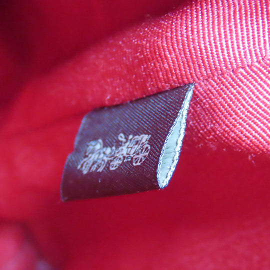 COACH Shoulder Bag F76674 Leather, PVC Red Signature Women Used Authentic