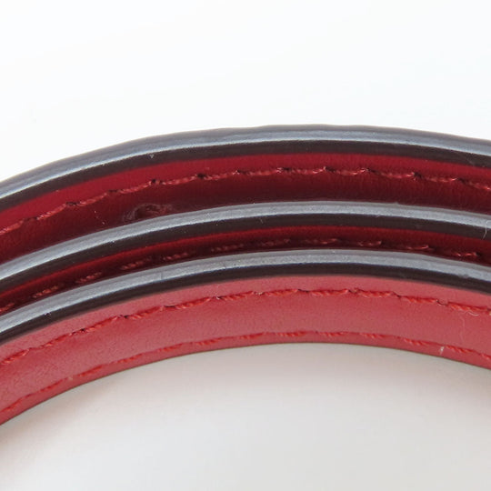 COACH Shoulder Bag F76674 Leather, PVC Red Signature Women Used Authentic