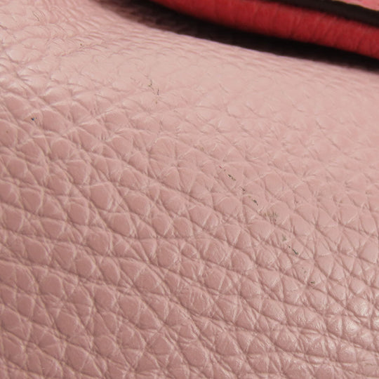 COACH Handbag F84428 leather Red Signature Women Used Authentic