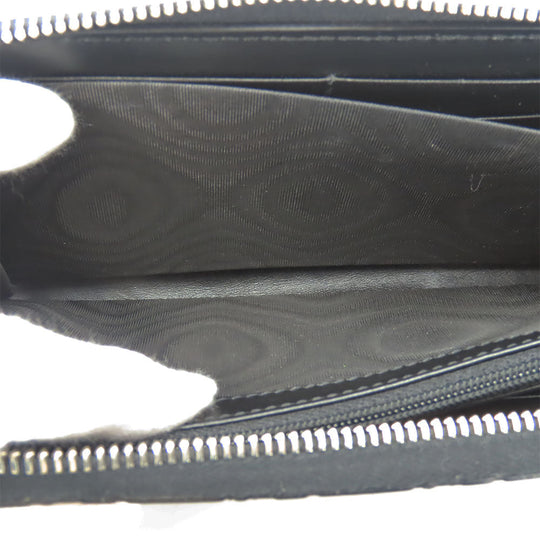 GUCCI Long Wallet Purse 473928 Guccisima black unisex(Unisex) Used Authentic