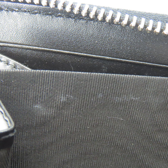GUCCI Long Wallet Purse 473928 Guccisima black unisex(Unisex) Used Authentic