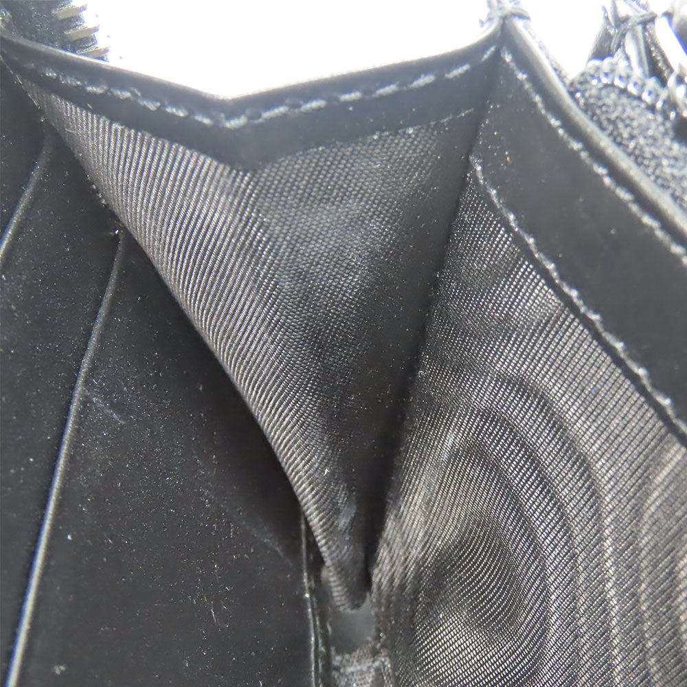 GUCCI Long Wallet Purse 473928 Guccisima black unisex(Unisex) Used Authentic