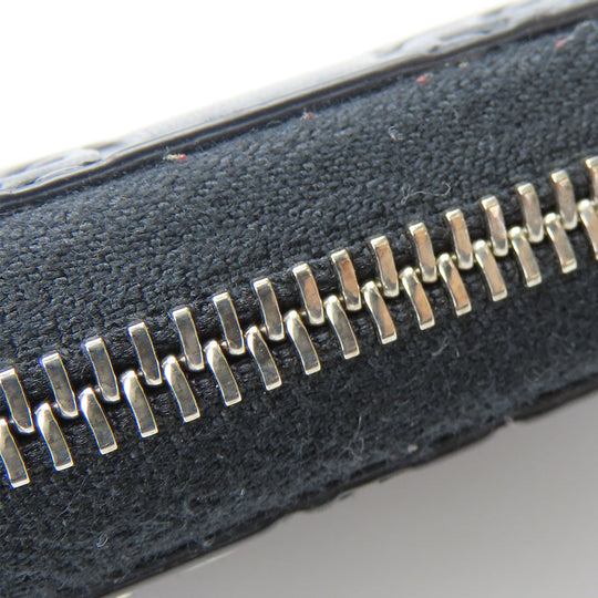 GUCCI Long Wallet Purse 473928 Guccisima black unisex(Unisex) Used Authentic