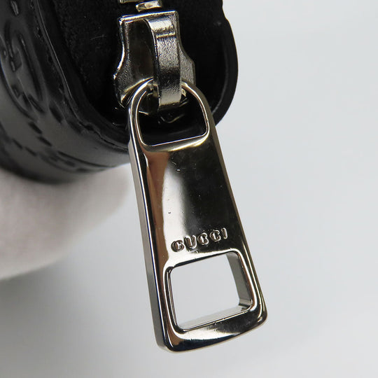 GUCCI Long Wallet Purse 473928 Guccisima black unisex(Unisex) Used Authentic