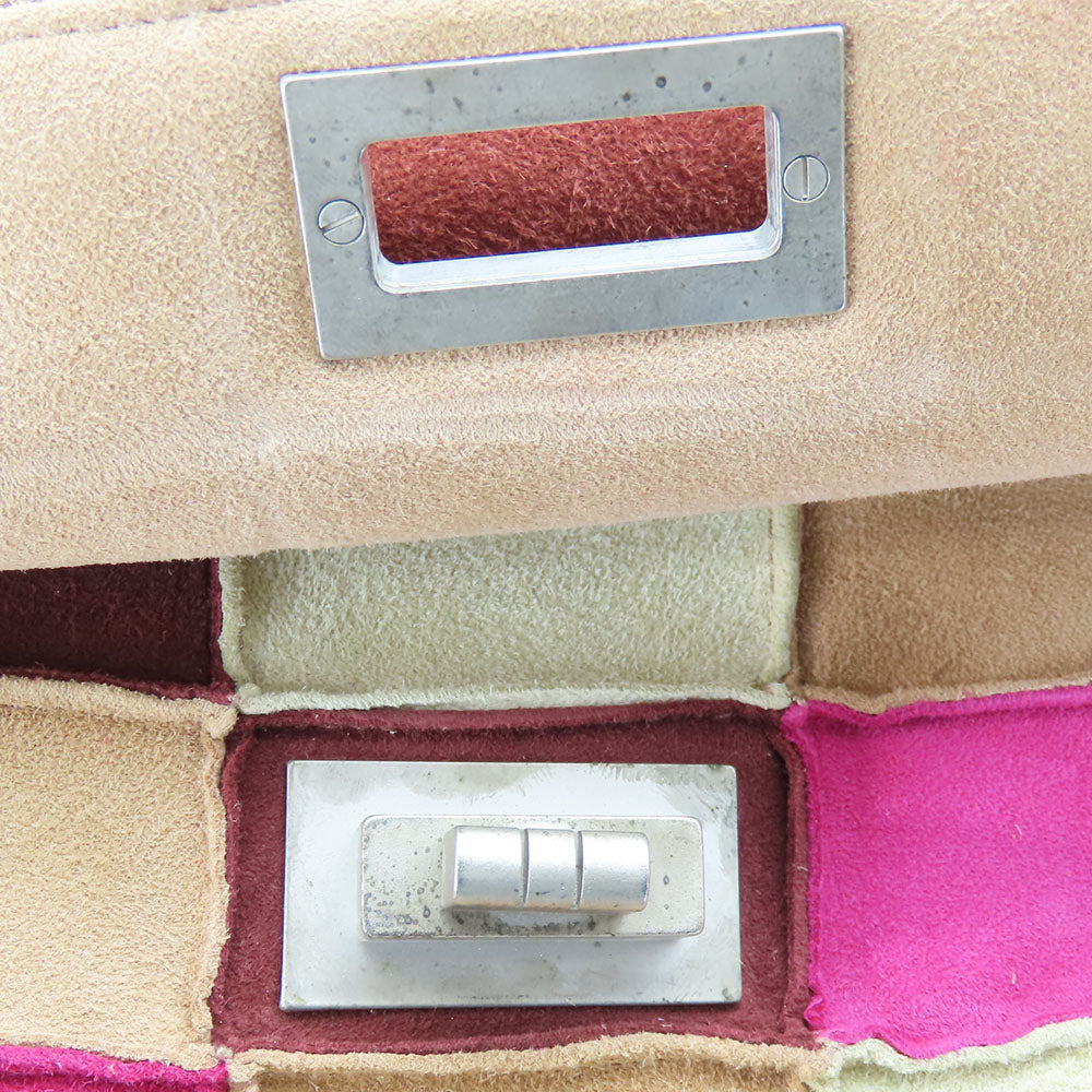 CHANEL Shoulder Bag Suede multicolor 2.55 Women Used Authentic