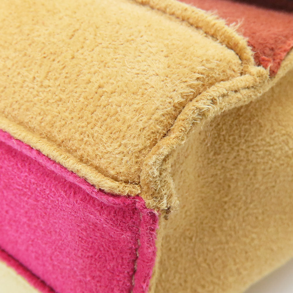 CHANEL Shoulder Bag Suede multicolor 2.55 Women Used Authentic