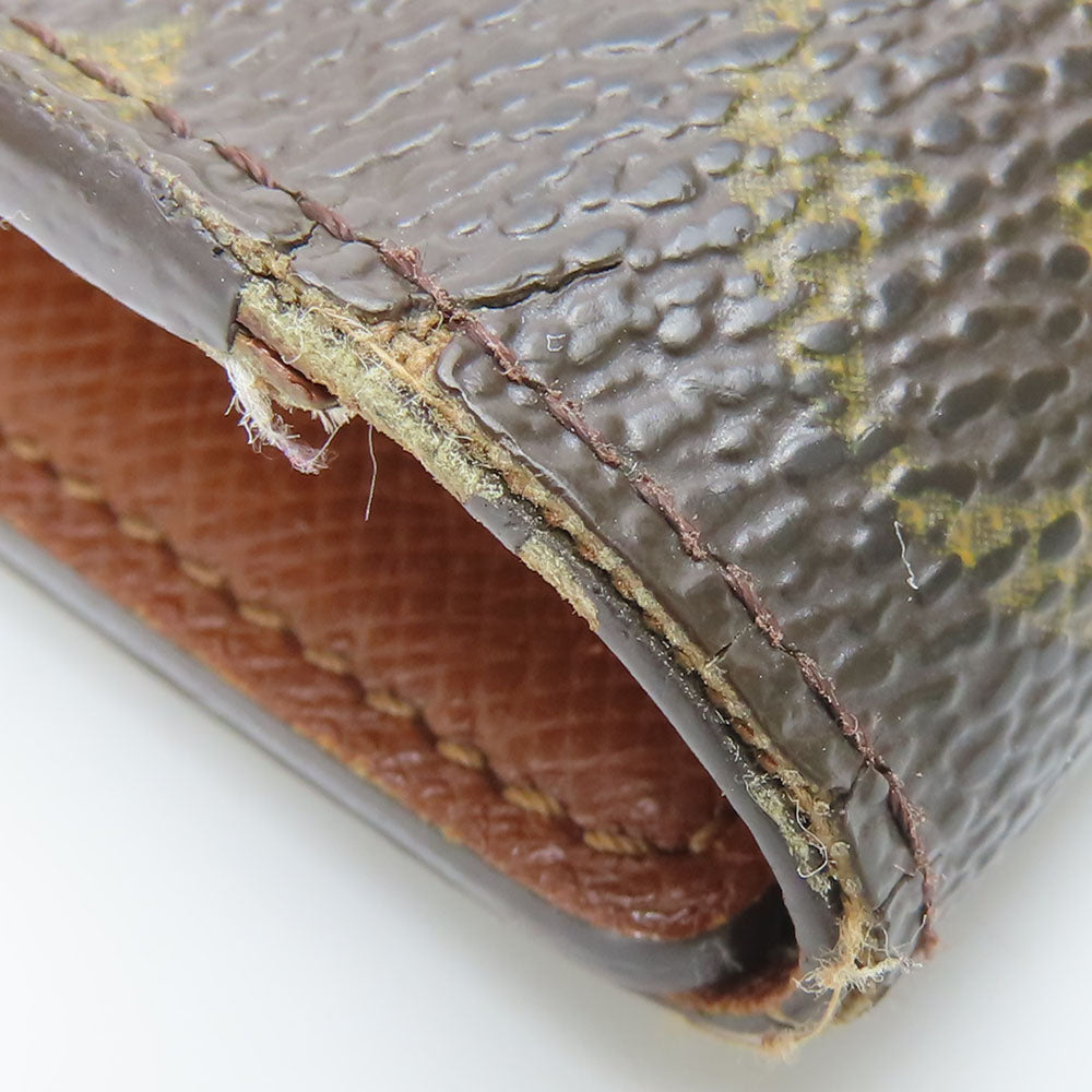 LOUIS VUITTON Long Wallet Purse M61217 Monogram Brown Portofeuil International Women Used Authentic