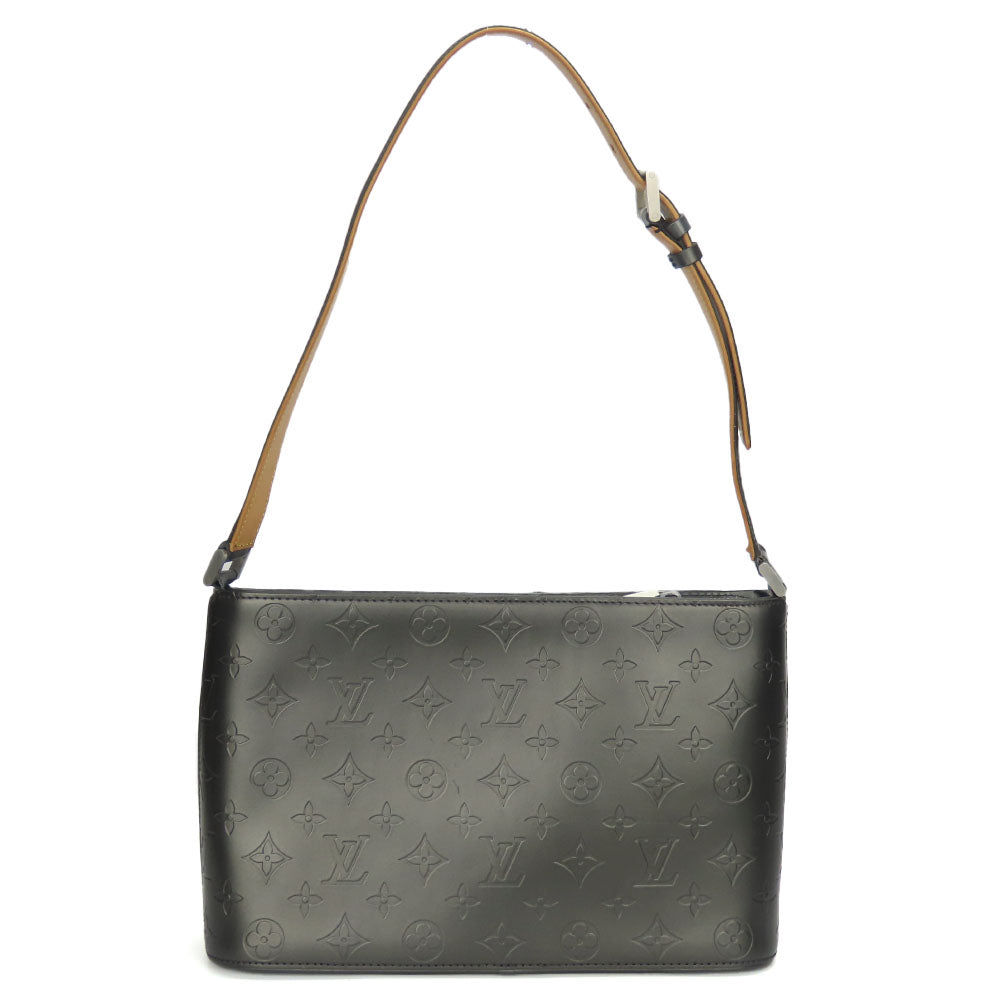 LOUIS VUITTON Shoulder Bag M55122 Monogram mat gray Alston Women Used Authentic
