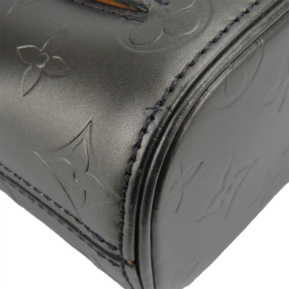 LOUIS VUITTON Shoulder Bag M55122 Monogram mat gray Alston Women Used Authentic
