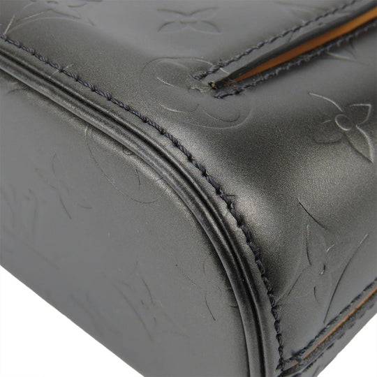 LOUIS VUITTON Shoulder Bag M55122 Monogram mat gray Alston Women Used Authentic