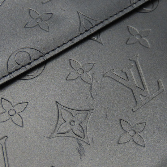 LOUIS VUITTON Shoulder Bag M55122 Monogram mat gray Alston Women Used Authentic