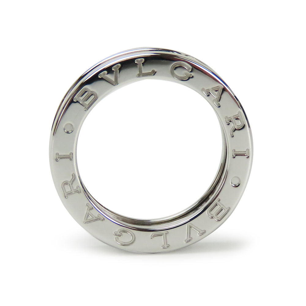 BVLGARI Ring K18 white gold Silver B-zero1 Women 47 Used Authentic