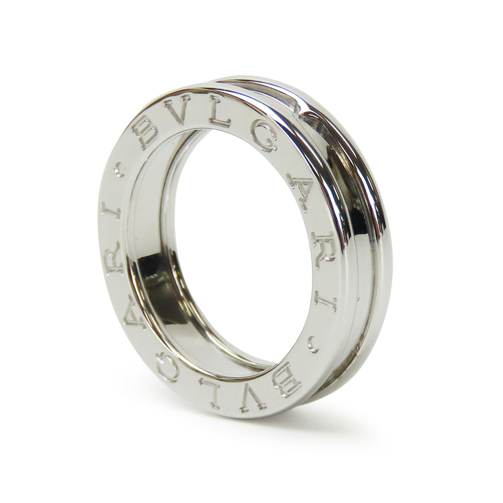 BVLGARI Ring K18 white gold Silver B-zero1 Women 47 Used Authentic