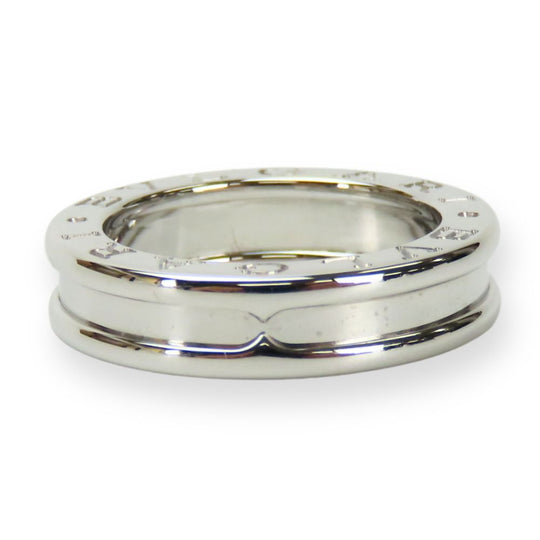 BVLGARI Ring K18 white gold Silver B-zero1 Women 47 Used Authentic