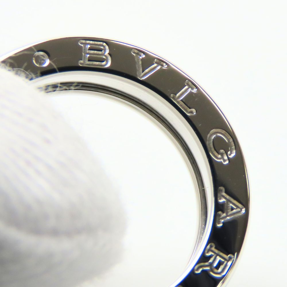 BVLGARI Ring K18 white gold Silver B-zero1 Women 47 Used Authentic