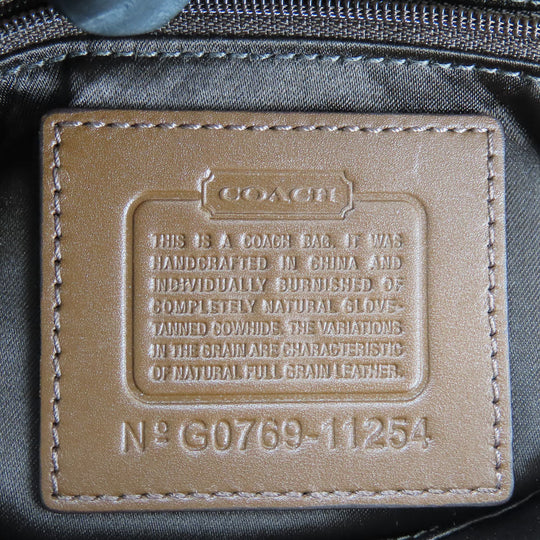 COACH Shoulder Bag 11254 leather Brown Women Used Authentic