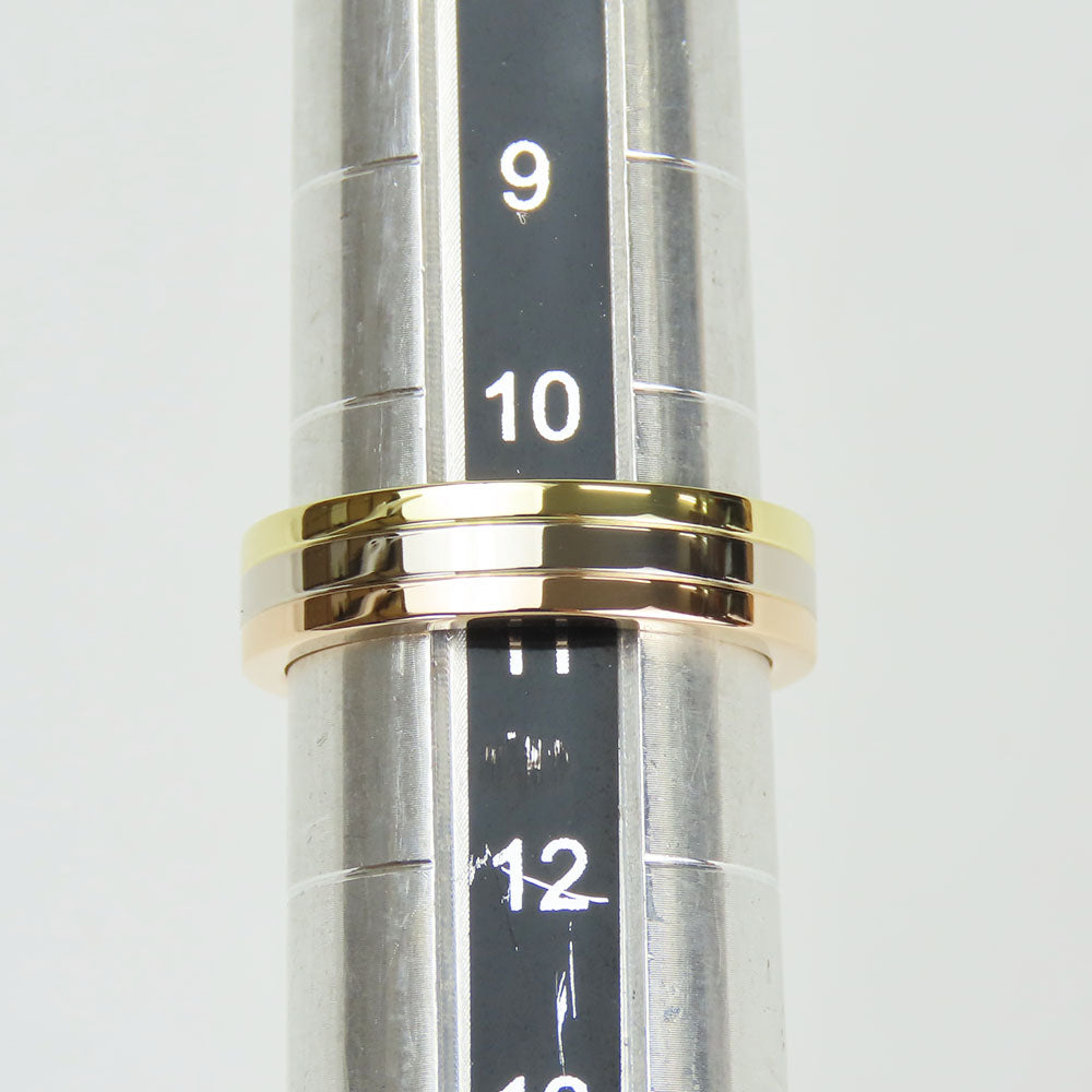 CARTIER Ring K18 Yellow Gold, K18 Pink Gold, K18WG Three color Vendome Trinity Women Used Authentic