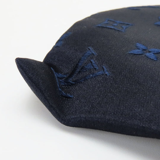 LOUIS VUITTON tie silk Navy mens Used Authentic