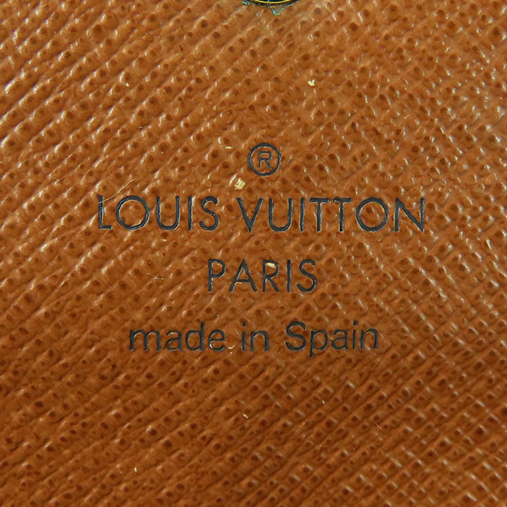 LOUIS VUITTON Long Wallet Purse M61734 Monogram Brown Portefeuille Sara Women Used Authentic