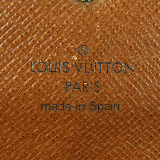 LOUIS VUITTON Long Wallet Purse M61734 Monogram Brown Portefeuille Sara Women Used Authentic