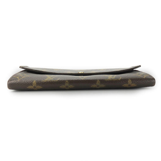 LOUIS VUITTON Long Wallet Purse M61734 Monogram Brown Portefeuille Sara Women Used Authentic