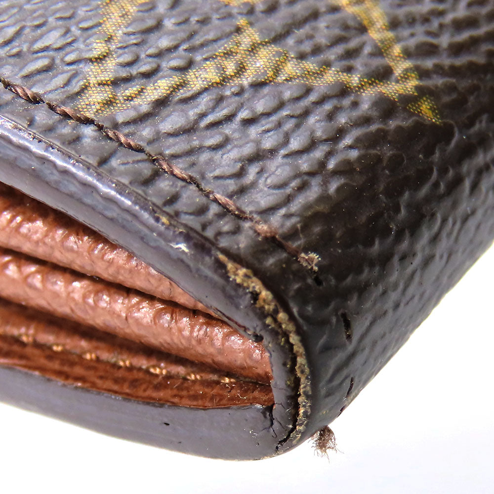 LOUIS VUITTON Long Wallet Purse M61734 Monogram Brown Portefeuille Sara Women Used Authentic