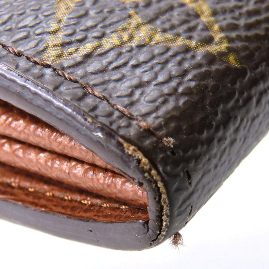 LOUIS VUITTON Long Wallet Purse M61734 Monogram Brown Portefeuille Sara Women Used Authentic