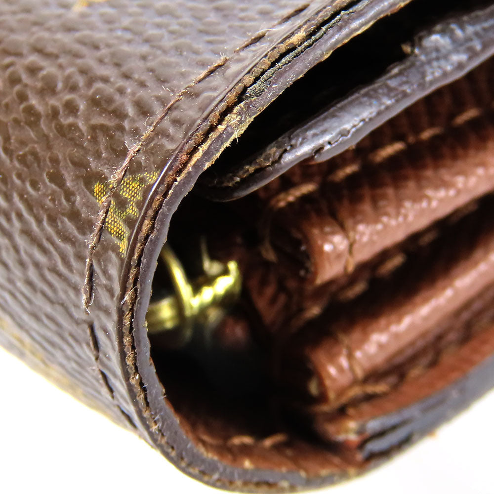 LOUIS VUITTON Long Wallet Purse M61734 Monogram Brown Portefeuille Sara Women Used Authentic