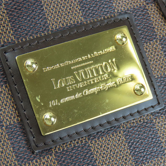LOUIS VUITTON Tote Bag N51205 Damier Ebene HamsteadPM Women Used Authentic