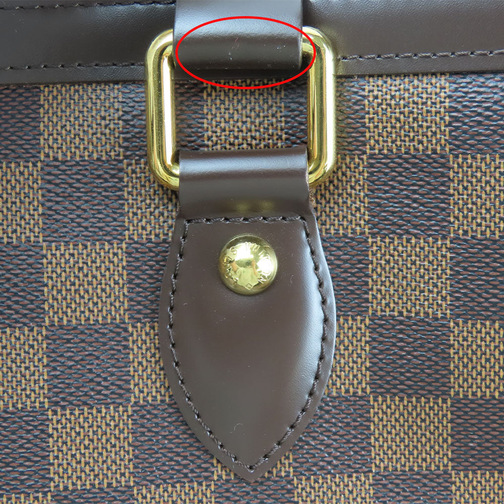 LOUIS VUITTON Tote Bag N51205 Damier Ebene HamsteadPM Women Used Authentic