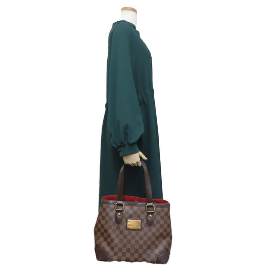 LOUIS VUITTON Tote Bag N51205 Damier Ebene HamsteadPM Women Used Authentic