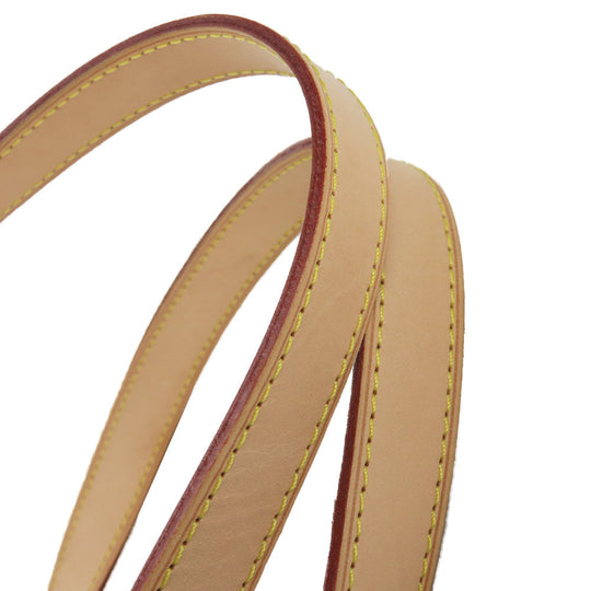 LOUIS VUITTON Tote Bag N42220 Damier Azur, Tanned Leather white Stresa PM Women Used Authentic