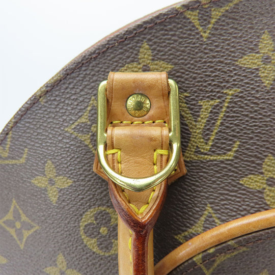 LOUIS VUITTON Handbag M51127 Monogram, Tanned Leather Brown EllipsePM Women Used Authentic