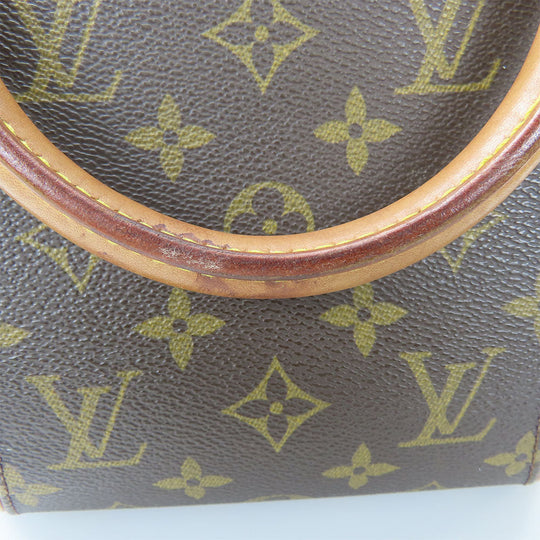 LOUIS VUITTON Handbag M51127 Monogram, Tanned Leather Brown EllipsePM Women Used Authentic