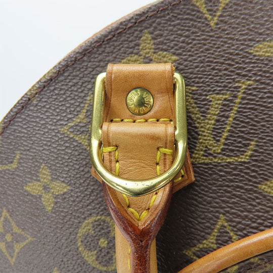 LOUIS VUITTON Handbag M51127 Monogram, Tanned Leather Brown EllipsePM Women Used Authentic