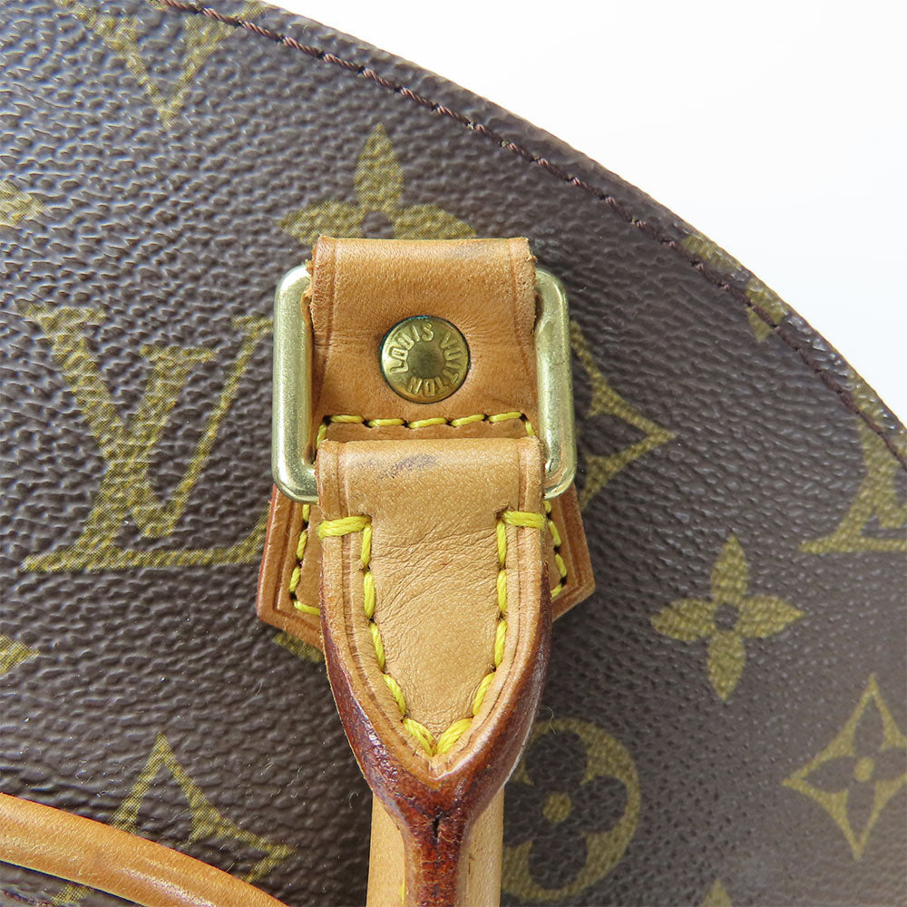 LOUIS VUITTON Handbag M51127 Monogram, Tanned Leather Brown EllipsePM Women Used Authentic
