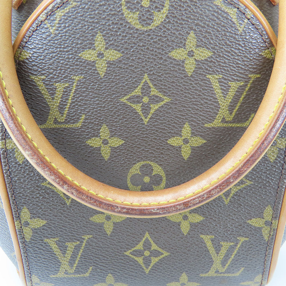 LOUIS VUITTON Handbag M51127 Monogram, Tanned Leather Brown EllipsePM Women Used Authentic